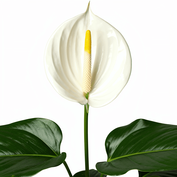 White Anthurium