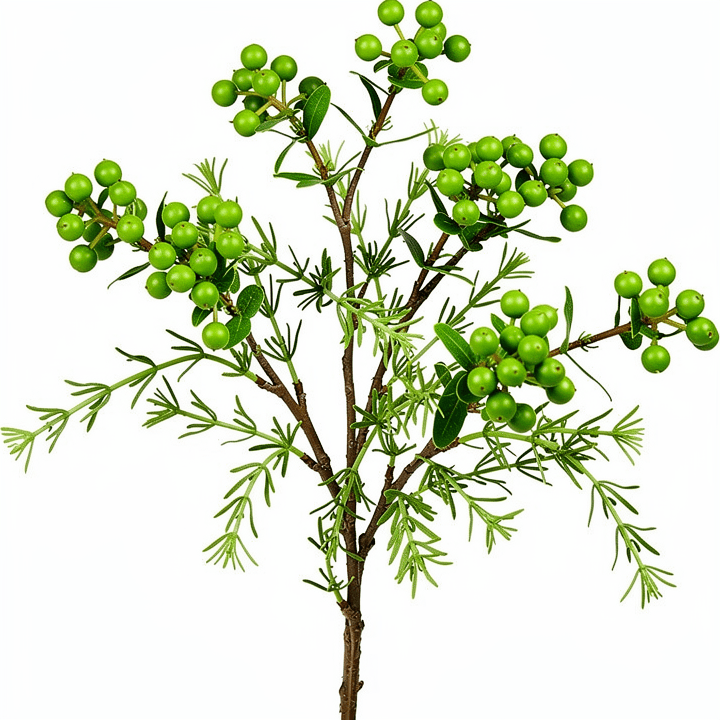 Green Hypericum Berries