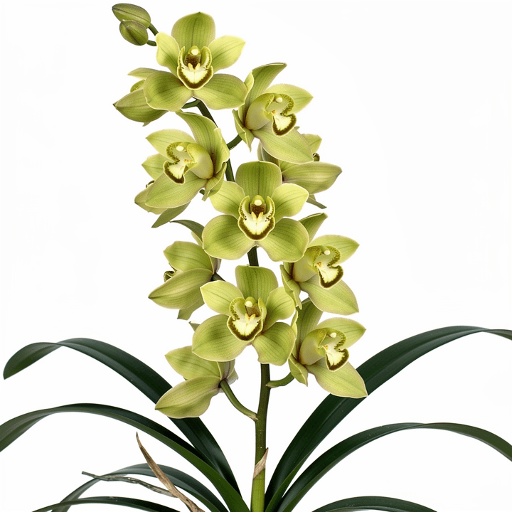Green Cymbidium Orchid