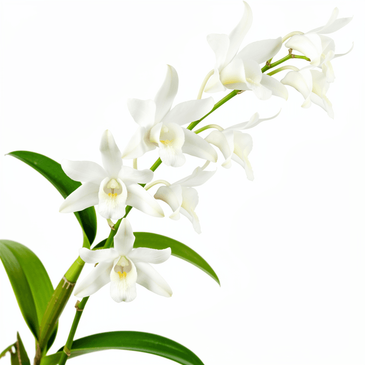 White Dendrobium Orchid