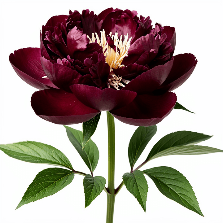 Burgundy Peony