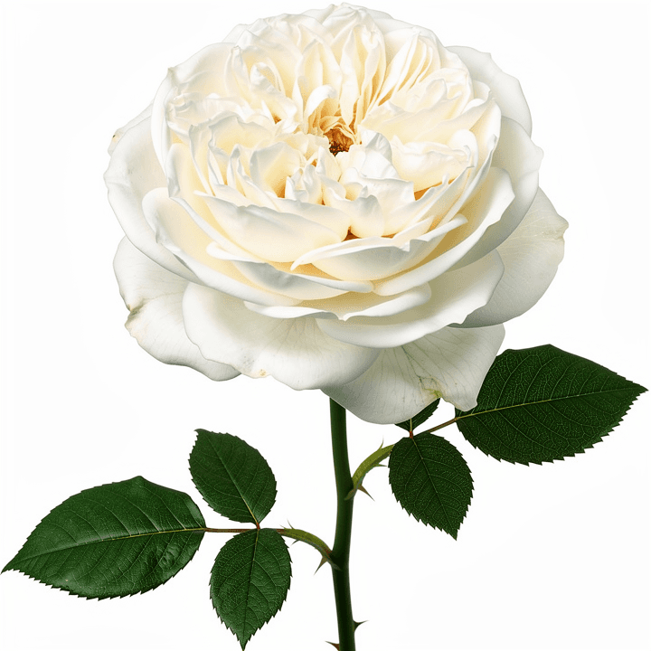 White Garden Rose