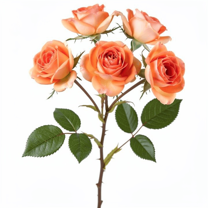 Peach Spray Rose