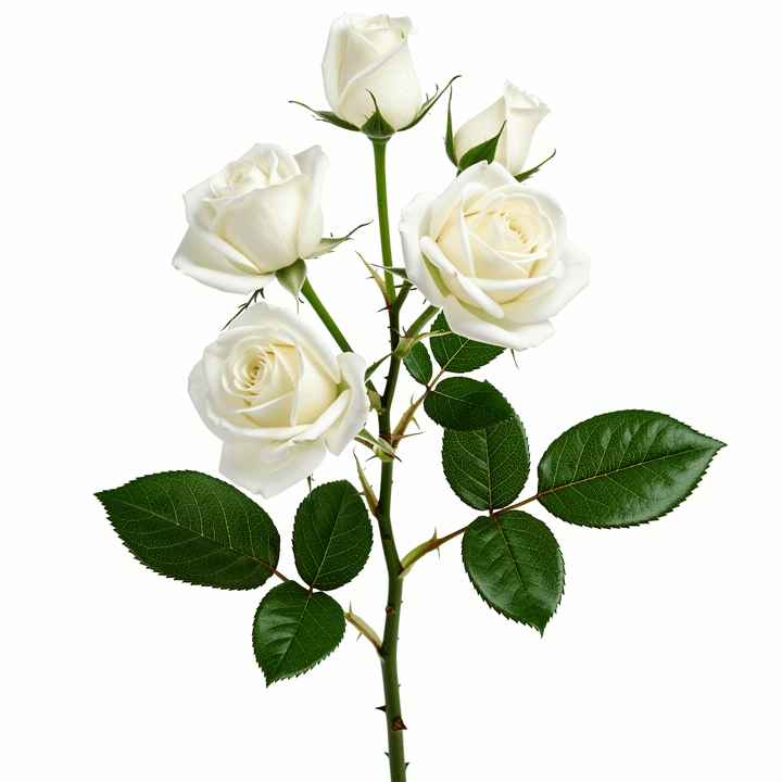 White Spray Rose